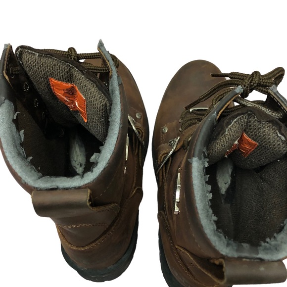 Harley Davidson Boots Brown Size 9.5 Lace Up Leather Motorcycle 91004 Combat - Picture 11 of 14